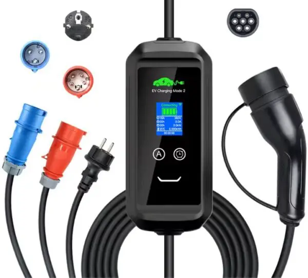 mobile wallbox mit adaptern