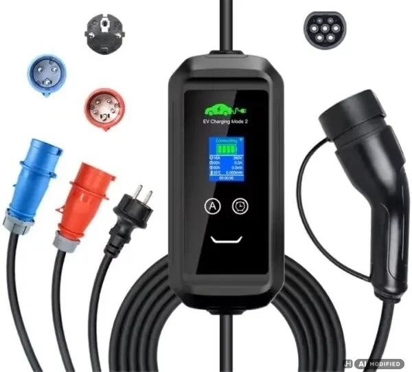 mobile wallbox mit adaptern