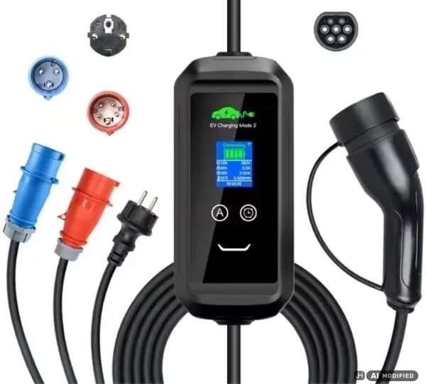 mobile wallbox mit adaptern