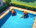 Poolfolie verlegen